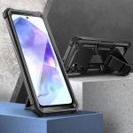 Carcasa 360 grade Supcase i-Blason Armorbox compatibila cu Samsung Galaxy A55 5G, Protectie display, Negru 6 - lerato.ro