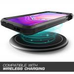 Carcasa 360 grade Supcase Unicorn Beetle Pro compatibila cu Samsung Galaxy S10E cu protectie display, Black