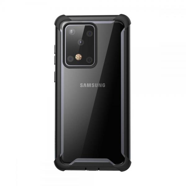 Carcasa 360 grade Supcase i-Blason Ares compatibila cu Samsung Galaxy S20 Ultra Black 1 - lerato.ro