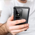 Carcasa 360 grade Supcase i-Blason Ares compatibila cu Samsung Galaxy S20 Ultra Black 3 - lerato.ro