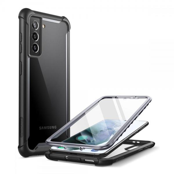 Carcasa 360 grade Supcase i-Blason Ares compatibila cu Samsung Galaxy S21 FE 5G, Protectie display, Negru 1 - lerato.ro