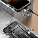 Carcasa 360 grade Supcase Unicorn Beetle Pro compatibila cu Samsung Galaxy S21 Plus Black 3 - lerato.ro