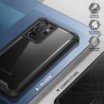 Carcasa 360 grade Supcase i-Blason Ares compatibil cu Samsung Galaxy S21 Ultra Black