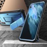 Carcasa 360 grade Supcase Unicorn Beetle Pro compatibila cu Samsung Galaxy S21 Blue