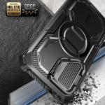 Carcasa 360 grade Supcase i-Blason Armorbox MagSafe compatibil cu Samsung Galaxy S24 Plus, Protectie display, Negru 7 - lerato.ro