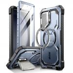 Carcasa 360 grade Supcase i-Blason Armorbox MagSafe compatibil cu Samsung Galaxy S24 Ultra, Protectie display, Albastru 4 - lerato.ro