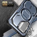 Carcasa 360 grade Supcase i-Blason Armorbox MagSafe compatibil cu Samsung Galaxy S24 Ultra, Protectie display, Albastru 10 - lerato.ro