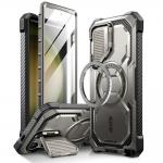 Carcasa 360 grade Supcase i-Blason Armorbox MagSafe compatibil cu Samsung Galaxy S24 Ultra, Protectie display, Gri 8 - lerato.ro