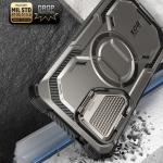 Carcasa 360 grade Supcase i-Blason Armorbox MagSafe compatibil cu Samsung Galaxy S24 Ultra, Protectie display, Gri 6 - lerato.ro