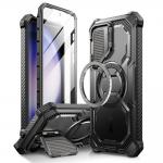 Carcasa 360 grade Supcase i-Blason Armorbox MagSafe compatibil cu Samsung Galaxy S24, Protectie display, Negru 4 - lerato.ro