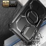 Carcasa 360 grade Supcase i-Blason Armorbox MagSafe compatibil cu Samsung Galaxy S24, Protectie display, Negru 9 - lerato.ro