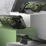 Carcasa 360 grade Supcase i-Blason Armorbox MagSafe compatibil cu Samsung Galaxy S24, Protectie display, Verde 6 - lerato.ro