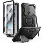 Carcasa 360 grade Supcase i-Blason Armorbox MagSafe compatibil cu Samsung Galaxy S25 Ultra, Protectie display, Negru 2 - lerato.ro