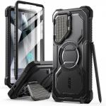 Carcasa 360 grade Supcase i-Blason Armorbox MagSafe compatibil cu Samsung Galaxy S25 Ultra, Protectie display, Negru 5 - lerato.ro
