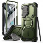 Carcasa 360 grade Supcase i-Blason Armorbox MagSafe compatibil cu Samsung Galaxy S25 Ultra, Protectie display, Verde 6 - lerato.ro