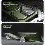 Carcasa 360 grade Supcase i-Blason Armorbox MagSafe compatibil cu Samsung Galaxy S25, Protectie display, Verde 6 - lerato.ro