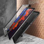 Carcasa Supcase Unicorn Beetle Pro compatibila cu Samsung Galaxy Tab S7 Plus / Tab S8 Plus 12.4 inch, Protectie display, Negru