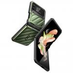 Carcasa 360 grade Supcase Unicorn Beetle Pro compatibila cu Samsung Galaxy Z Flip 4 5G Green