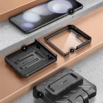 Carcasa 360 grade Supcase Unicorn Beetle Pro compatibila cu Samsung Galaxy Z Flip 6 Black 8 - lerato.ro