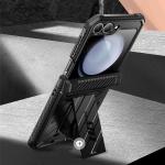 Carcasa 360 grade Supcase Unicorn Beetle Pro compatibila cu Samsung Galaxy Z Flip 6 Black 3 - lerato.ro