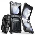 Carcasa 360 grade Supcase i-Blason Armorbox compatibila cu Samsung Galaxy Z Flip 6 Black 2 - lerato.ro