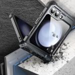 Carcasa 360 grade Supcase i-Blason Armorbox compatibila cu Samsung Galaxy Z Flip 6 Black 9 - lerato.ro