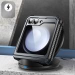 Carcasa 360 grade Supcase i-Blason Armorbox compatibila cu Samsung Galaxy Z Flip 6 Black 8 - lerato.ro