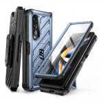 Carcasa 360 grade Supcase Unicorn Beetle compatibila cu Samsung Galaxy Z Fold 4 5G, Protectie display, Albastru 3 - lerato.ro