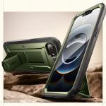 Carcasa 360 grade Supcase Unicorn Beetle Pro compatibila cu iPhone 16e, Protectie display, Verde 7 - lerato.ro
