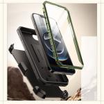 Carcasa 360 grade Supcase Unicorn Beetle Pro compatibila cu iPhone 16e, Protectie display, Verde 6 - lerato.ro