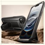 Carcasa 360 grade Supcase Unicorn Beetle Pro compatibila cu iPhone 16e, Protectie display, Negru 5 - lerato.ro