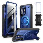 Carcasa 360 grade Supcase Unicorn Beetle Pro cu MagSafe compatibila cu Samsung Galaxy S26 Ultra, Albastru 2 - lerato.ro