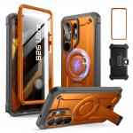 Carcasa 360 grade Supcase Unicorn Beetle Pro cu MagSafe compatibila cu Samsung Galaxy S26 Ultra, Coral 2 - lerato.ro