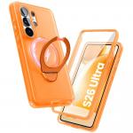 Carcasa 360 grade Supcase Cosmo Mag cu MagSafe compatibila cu Samsung Galaxy S26 Ultra, Portocaliu 3 - lerato.ro