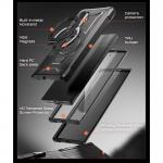 Kit protectie 3 in 1 Supcase, Carcasa UB Grip Mag cu MagSafe, Rama sticla securizata, Rama sticla securizata Privacy, compatibil cu Samsung Galaxy Z Fold 8, Negru 8 - lerato.ro