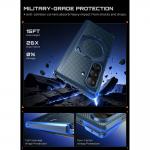 Kit protectie 360 grade Supcase UB Aero, Carcasa cu MagSafe si Stand + 2 folii sticla securizata, compatibile cu Samsung Galaxy Z Fold 8 Ultra, Navy Blue 6 - lerato.ro