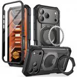 Husa cu protectie 360 grade Supcase Grip Pro cu MagSafe compatibila cu iPhone 18 Pro Max / 17 Pro Max, Negru 3 - lerato.ro