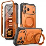 Husa cu protectie 360 grade Supcase Grip Pro cu MagSafe compatibila cu iPhone 18 Pro Max / 17 Pro Max, Portocaliu 4 - lerato.ro
