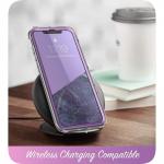 Carcasa stylish Supcase Cosmo compatibila cu iPhone 11 Pro Max cu protectie display, Purple