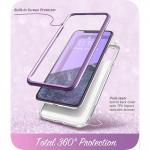 Carcasa stylish Supcase Cosmo compatibila cu iPhone 11 Pro Max cu protectie display, Purple