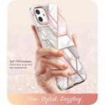 Carcasa stylish Supcase Cosmo iPhone 11 cu protectie display, Marble