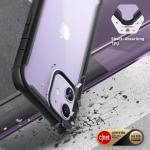 Carcasa 360 grade Supcase i-Blason Ares compatibila cu iPhone 12 Mini cu protectie display, Negru