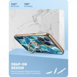 Carcasa stylish Supcase Cosmo Snap compatibila cu iPhone 13 Pro Max Ocean Blue