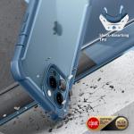 Carcasa 360 grade Supcase i-Blason Ares compatibila cu iPhone 13 Pro Max, Protectie display, Albastru