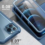 Carcasa 360 grade Supcase i-Blason Ares compatibila cu iPhone 13 Pro Max, Protectie display, Albastru 6 - lerato.ro