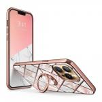Carcasa stylish Supcase Cosmo Snap compatibila cu iPhone 13 Pro Marble Pink 6 - lerato.ro