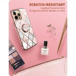 Carcasa stylish Supcase Cosmo Snap compatibila cu iPhone 13 Pro Marble Pink 5 - lerato.ro