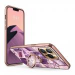 Carcasa stylish Supcase Cosmo Snap compatibila cu iPhone 13 Pro Marble Purple 6 - lerato.ro