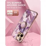 Carcasa stylish Supcase Cosmo Snap compatibila cu iPhone 13 Pro Marble Purple 9 - lerato.ro