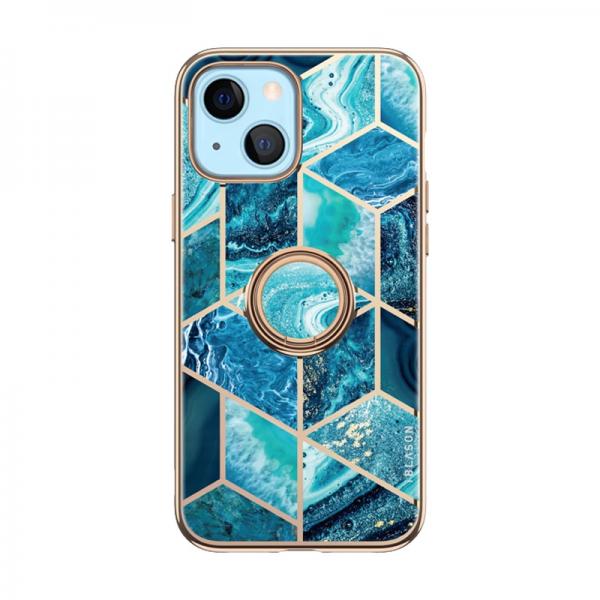 Carcasa stylish Supcase Cosmo Snap compatibila cu iPhone 13 Ocean Blue 1 - lerato.ro